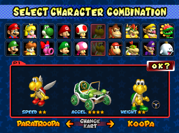 Corona Jumper Mario Kart Double Dash Gamecube 2003